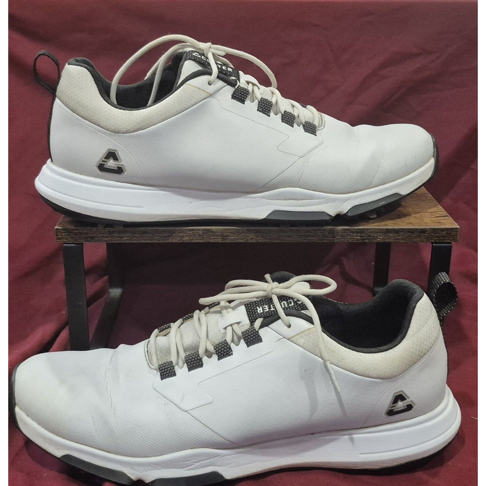 Cuater By Travis Mathew The Ringer Men Us 11 White Spiked Golf Cleats 4mr215 Guc
